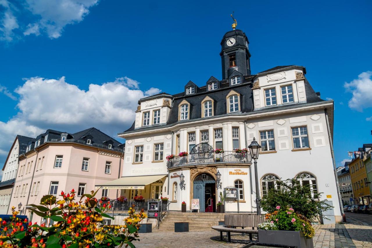 Hotel Ratskeller Schwarzenberg Schwarzenberg/Erzgebirge Exterior foto